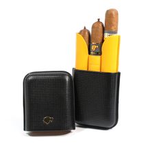 Cohiba Cigarrenetui Siglo VI (für 3 Cigarren) Schwarz