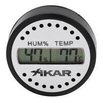 Xikar Purop Temp Digital-Hygrometer Rund