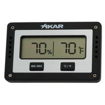 Xikar Puro Temp Digital-Hygrometer Eckig
